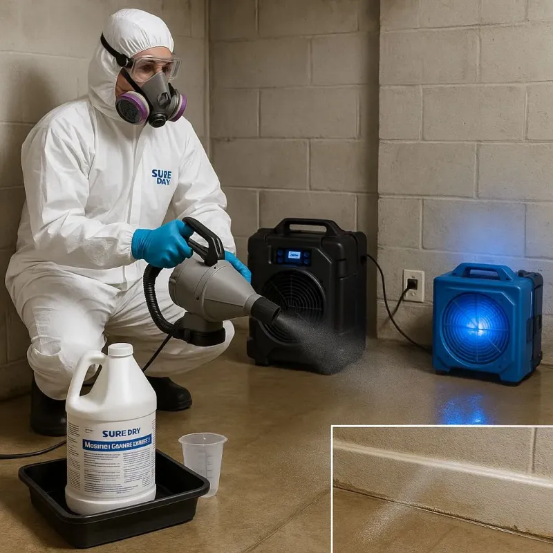 Sanitization and Odor Removal process in Saint Albans, VT